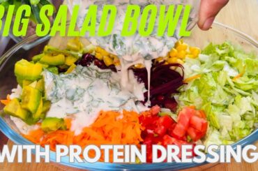 Salad | Salad With Dressing | Salad For Weight Loss | Protein Salad Dressing | Healthy Salad Recipes