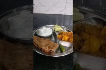 Breakfast ki Thali #healthy #food #Desi thali#ytshorts #mithilakinishi