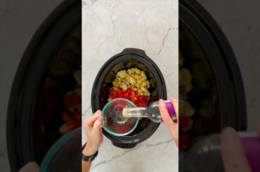 Sticky Chicken in the slow cooker #slowcookerrecipes #slowcook #healthyrecipes