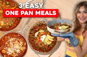 3 Easy High Protein One Pan Meal Prep Ideas! Low Carb + Keto
