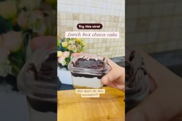 Omg soo yumm lunchbox cheesecake!!#food #recipe #healthysnacks #deasert #song #airfryer