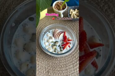 Creamy Makhana Chia Pudding! Healthy & Easy Breakfast Recipe #healthyrecipes #vegetarianrecipies