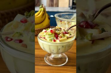 Healthiest Fruit Custard Recipe I Makhana Fruit Custard