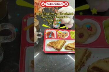 Healthy Vegetable Sandwich | Cheesy Sandwich | Paneer Sandwich#Veggie#snacks #trending#shorts#recipe