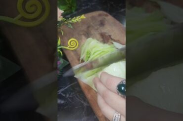 Asmr Video Salad Cutting #batoolbeautyandrecipies #cuttingboard#healthysalad