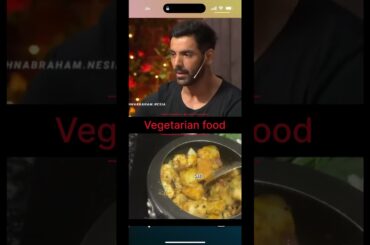 john abraham's vegetarian diet #diet #johnabraham #food #ytshorts #trending #recipe #aloogobisabji