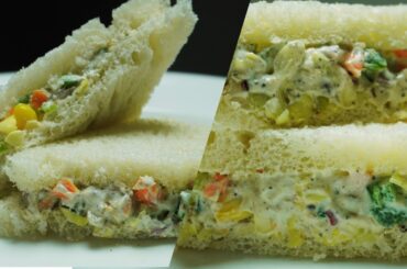 "Easy 5-Minute Low Calorie Hung Curd Sandwich Recipe" | Hung Curd Sandwich Recipe for weight loss |