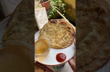 Chinese Green tea with Egg Paratha |  Healthy & Tasty Breakfast #shorts #youtubeshorts