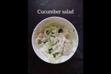 Easiest and simple Cucumber Salad #health #salad #healthy #weightloss #withkonika #shorts
