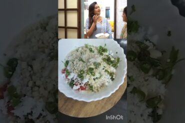 Tejaswini Prakash ` s favourite summer special healthy salad recipe #food # #cooking # shorts