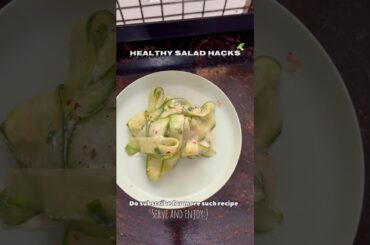 Healthy salad hacks #cooking #saladrecipe #shorts #ytshorts #food #fun #healthy #cricket #salad
