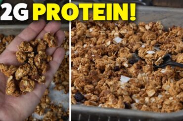High Protein Granola Recipe | Easy, Homemade, Simple Ingredients