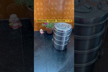 Healthy Lunch Series - 3 | Rice | Rasam | Omelette | Soya Fry #lunchbox #shortfeed #youtubeshorts