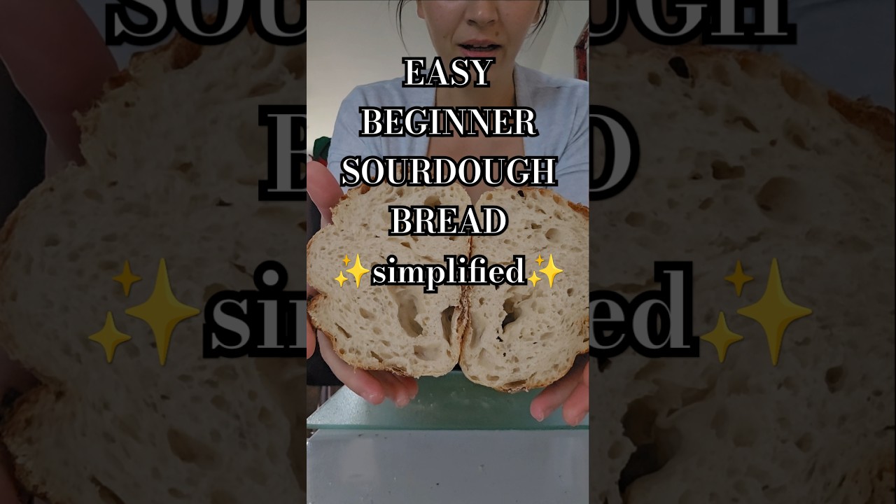 The EASIEST, Simple BEGINNER SOURDOUGH Bread Recipe – No dutch oven, no tools #sourdough The EASIEST, Simple BEGINNER SOURDOUGH Bread Recipe - No dutch oven, no tools #sourdough