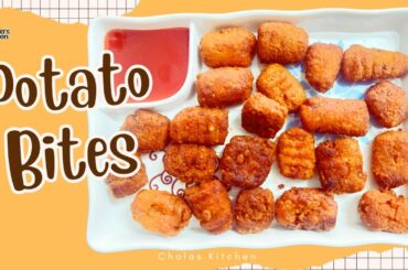 Potato Bites Recipe | Perfect Snack & Starter | Easy Aloo Recipe| Kids Healthy Snacks|