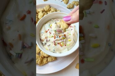 Viral High Protein Dunkaroo Dip | Eating Bird Food #healthyrecipes #highprotein #viralrecipe #yogurt