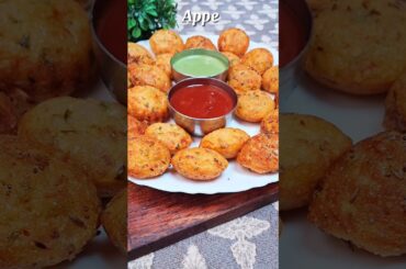 Rawa Appe tasty and healthy option for breakfast | #healthy #recipe #appe #south #love #food #viral