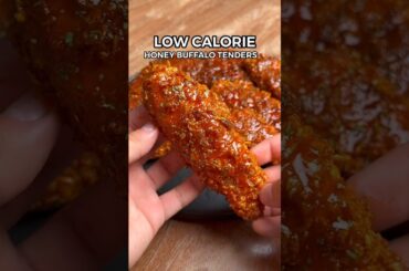 How to make low Calorie Honey Buffalo Tenders? #shorts