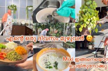 Full day routine/Healthy Breakfast/Healthy Dinner/Easy Salad/Mixy Cleaning tips