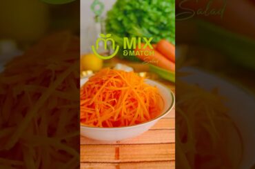 Crunchy, Fresh & Easy! 2 minutes Carrot Salad Recipe #carrotsalad #salad #healthysaladrecipes #vegan