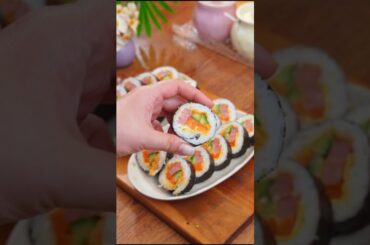 After finding out about this recipe in Japan, I only want to make Sushi like this #shorts