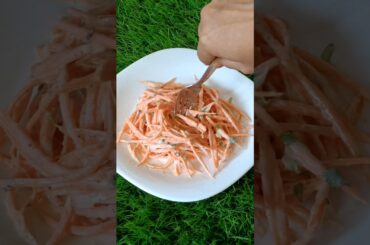 Healthy weight loss journey| Day- 1 | carrot salad #healthy #shortsfeed #youtubeshorts #video #diet