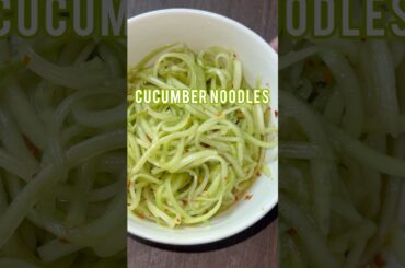 Cucumber Noodle #healthysnacks #diet #fitness #healthyrecipes #dubai #uae #foodie #shorts