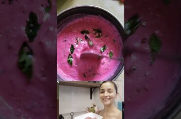 Alia Bhatt's Beetroot Salad | Healthy Beetroot Salad | #shorts  #shortsfeed #viral #trendingshorts