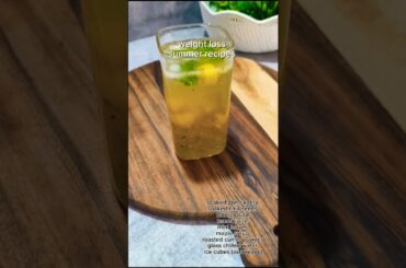 weight Loss summer recipe l mungo drink#healthy#weightloss#reels#easy