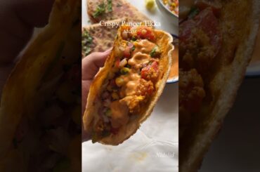 Paneer Tikka Tacos #easy #trending #viralvideo #viralshorts #tacos #paneertikka #lunch #dinner#food