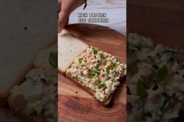 High Protein Egg Sandwich #shorts #foodshorts