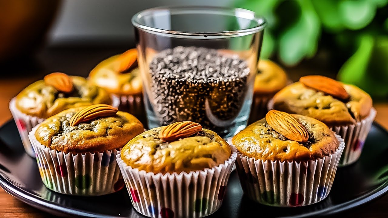 No sugar! I eat this every day for breakfast and have lost 20 kg! Low-calorie chia muffins No sugar! I eat this every day for breakfast and have lost 20 kg! Low-calorie chia muffins