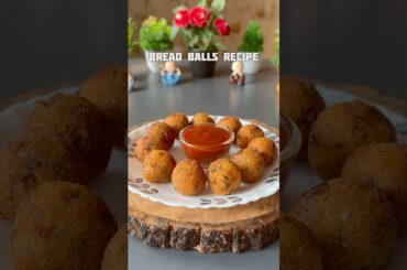 Trending recipe of crispy bread balls recipe #shortsvideo #recipe #snacks #potato #bread