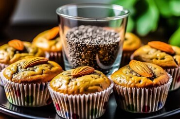No sugar! I eat this every day for breakfast and have lost 20 kg! Low-calorie chia muffins