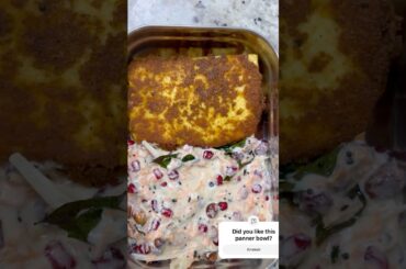 Panner bowl receipe #weightloss #paneer #protein #salad #healthy #food #happy #trending #yshorts