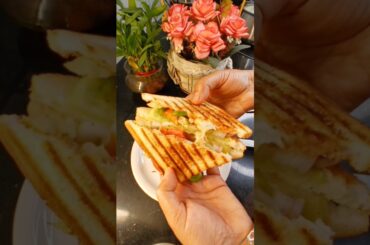 healthy vegetable cheese sandwich #breakfastideas #sandwichrecipes