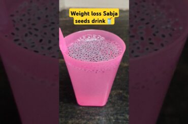 #shorts Weight loss sabja seeds drink #trending #youtube #cooking #sabjaseeds #shortsfeed #viral #yt