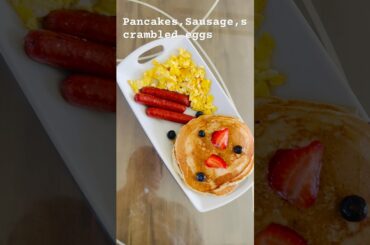 Healthy Breakfast #pancake #egg #sausage #breakfast #food #viralvideo #viralshorts