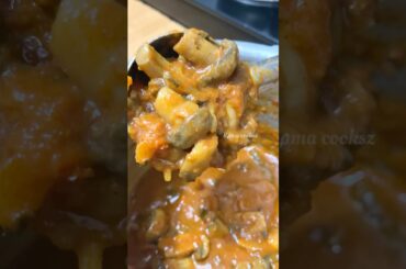 Lunch Recipe: Chapati n Rice | Mushroom kulambu n Fruit #shortsfeed #lunchbox #lunchideas