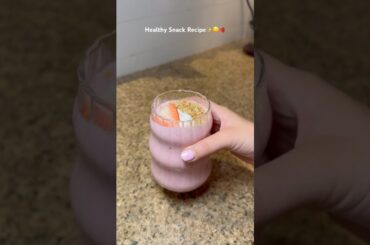 Easy & Healthy Snack Idea #easyrecipes #snacksrecipe #youtubeshorts #me #healthydiet #healthyrecipes