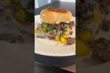 Beef and Mango Salsa Taco Sliders Unique and Healthy Dinner Recipe
