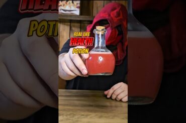 How to make Real Life Health Potion! #fyp #healthy #recipe #worldofwarcraft #cooking