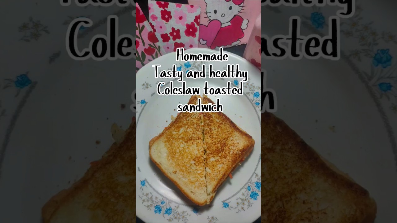 Crunchy Coleslaw Toast Sandwich | healthy & Easy Veg Recipe #food #vegsandwich #easyrecipe #shorts Crunchy Coleslaw Toast Sandwich | healthy & Easy Veg Recipe #food #vegsandwich #easyrecipe #shorts