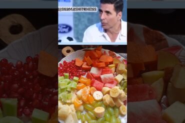 #shorts Viral Akshay Kumar's Favourite Healthy Fruit Salad #akshaykumar #trending