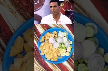 Akshay Kumar fruits salad recipe #recipe #akshaykumar #fruitsalad #shorts