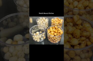 Teaser Makhana Recipes - 4 Flavours for Healthy Snacks | How To Roast Makhana At Home | Roasted