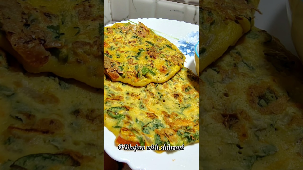 Healthy Breakfast Recipes | Palak Chilla Recipe | Besan Chilli | #shorts Healthy Breakfast Recipes | Palak Chilla Recipe | Besan Chilli | #shorts