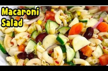 Healthy Macaroni Vegetable Salad Recipe |How to Make Salad Recipe |by mani kitchen786