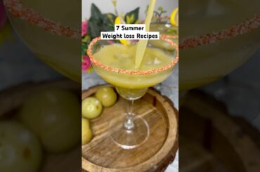 4/7 Summer Weight Loss Recipes - Refreshing Amla Raw Mango Detox Drink for Fat Loss #shorts #drink