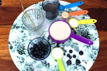 Blueberry Smoothie Recipe | Weight Loss Recipes | Healthy Breakfast Recipe | Quick 10 Minute Recipes